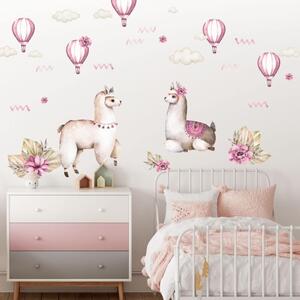 Falmatricák - Rózsaszín alpakák