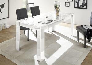 PRISMA Fehér Étkezőasztal 180cm