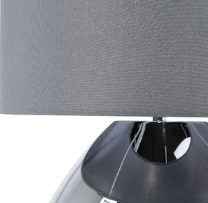 Szürke és ezüst fém asztali lámpa 41 cm RONAVA