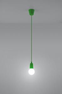 Sollux Lighting Diego függőlámpa 1x60 W zöld SL.0581