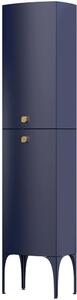 Oristo Louis szekrény 47x32.5x170 cm oldalt függő kék OR50-SB2D-47-14