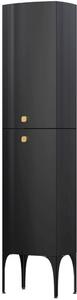 Oristo Louis szekrény 47x32.5x170 cm oldalt függő fekete OR50-SB2D-47-7