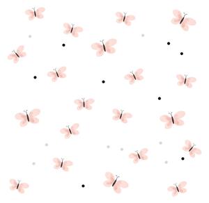 Falmatrica lányoknak - Rózsaszín pillangók