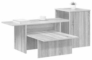Konzolasztal Szürke Sonoma 91,5 x 35 x 38,5 cm Szerelt Fa