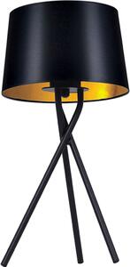 Kaja Remi Gold asztali lámpa 1x40 W fehér-fekete K-4357