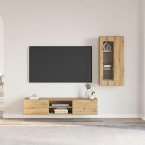 TV szekrény garnitúra FLORIN 3 pcs Artisan tölgy Faanyag