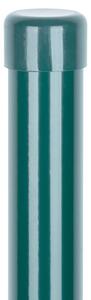 Strend Pro METALTEC kerítésoszlop, 48/2800/1,50 mm, zöld, körszelvényű, zárókupakkal, Zn+PVC, RAL60