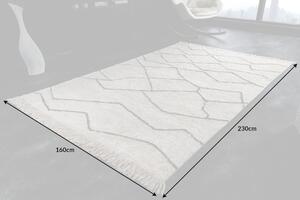 Design szőnyeg Natasha 230 x 160 cm elefántcsont