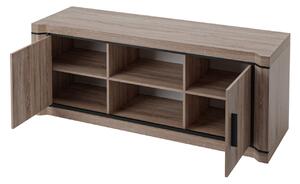 TV-állvány Lorelie 111, Laminált forgácslap, 53x137x44cm, Sonoma tölgy