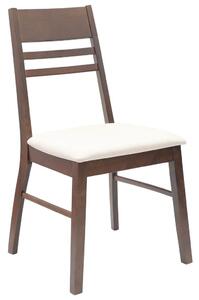 Étkező Székek 2 pcs Világos Barna 43 x 54 x 89 cm Tömör Gumi Fa