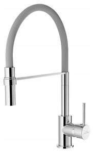 Invena Chameleon, szabadon álló mosogató csaptelep, szürke-króm, BZ-29-L05-C
