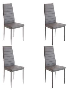 Coleta Nova II NEW étkezőszék Szürke 4 db N