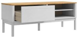 VidaXL Előszoba pad fiókkal Fehér 115 x 40 x 45 cm Tömör fenyőfa