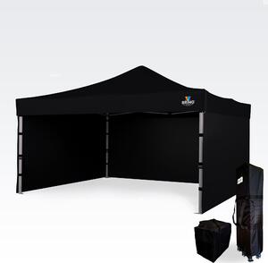 Reklám sátor 4x4m - Fekete