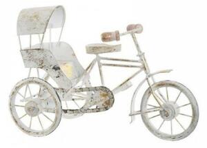 Rickshaw fehér, antik 34cm