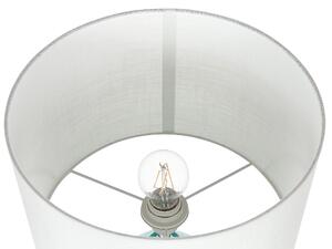 Türkiz kerámia asztali lámpa 58 cm ATABA