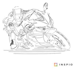 Falmatricák - Honda CBR