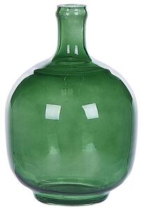 Zöld Üveg Virágváza 24 cm PARATHA