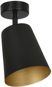 Emibig Prism mennyezeti lámpa 1x60 W fekete-arany 406/1
