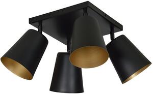 Emibig modern skandináv spot lámpa prism fekete emi406/4