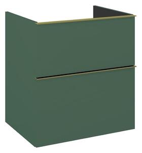 Elita Look szekrény 60x44.9x63.5 cm Függesztett, mosdó alatti zöld 168564