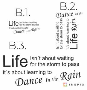 Falmatrica idézet - Dance in the rain