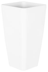 Fehér virágcserép kétdarabos szettben 57/76 cm MODI
