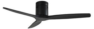 Lucande Vindur mennyezeti ventilátor, fekete, DC, csendes, 132 cm Lucande, Vindur, Fekete, Nappali, Fém, Modern
