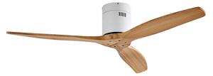 Lucande Vindur mennyezeti ventilátor, fehér, fa, DC, csendes Lucande, Vindur, Fa, Nappali, Fém, Modern