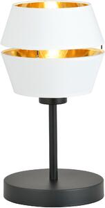 Emibig Piano asztali lámpa 1x60 W fehér-fekete-arany 1182/LN