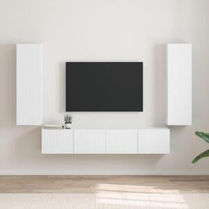 VidaXL TV Fali Szekrény 2 db Fehér Szerelt Fa