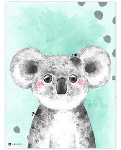 Falikép - Színes koala maci