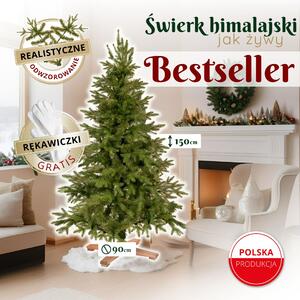 Springos prémium himalájai luc műfenyő 150cm