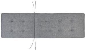 Kiegészítő Párna Nyugágyhoz Szürke Színben 192 x 56 x 5 cm CESANA