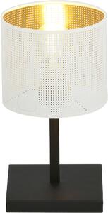Emibig Jordan asztali lámpa 1x60 W fehér-fekete-arany 1145/LN1