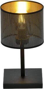 Emibig Jordan asztali lámpa 1x60 W fekete-arany 1144/LN1