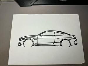 Mercedes C300 Coupe faldekoráció
