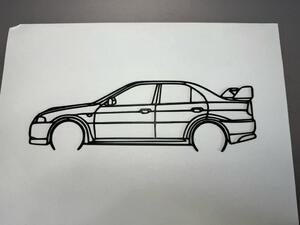 Mitsubishi Lancer Evo 6 faldekoráció