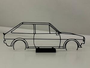 Ford Fiesta Mk1 faldekoráció