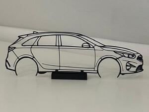 Kia Ceed faldekoráció