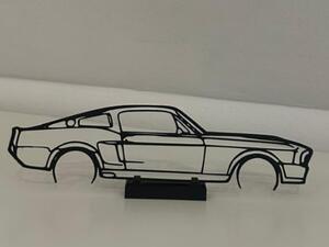 Ford Mustang 1967 faldekoráció