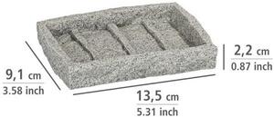 Wenko Granite szappantartó álló szürke 20439100