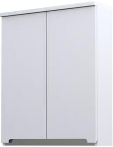 Oristo Silver szekrény 60.2x25x71.6 cm oldalt függő fehér OR33-SG2D-60-1