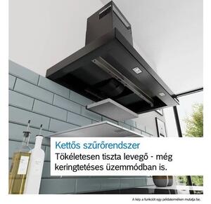 Bosch Serie 4, Falra szerelhető páraelszívó, 90 cm, Fekete, DWB95CC60