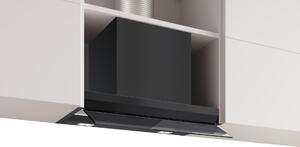 Bosch Serie 6, integrált kialakítású páraelszívó, 60 cm, Fekete üveg, Fekete, DBB67DP60
