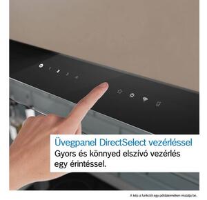 Bosch Serie 6, integrált kialakítású páraelszívó, 60 cm, Fekete üveg, Fekete, DBB67DP60