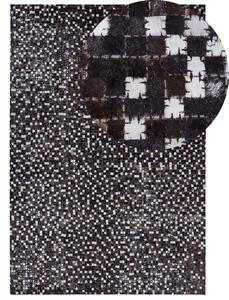 Barna és ezüst bőrszőnyeg 160 x 200 cm AKKESE
