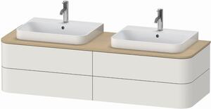 Duravit Happy D.2 Plus szekrény 160x55x40.8 cm Függesztett, mosdó alatti fehér HP4974B3939