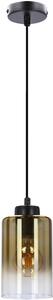 Candellux Aspra függőlámpa 1x60 W fekete-borostyán 31-16256