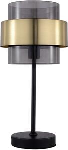 Light Prestige Miele asztali lámpa 1x40 W fekete-füst színű -arany LP-866/1TBK